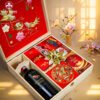 Hộp Quà Tết Xuân Như Ý Hộp Gỗ Đỏ 15