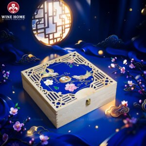 Hộp Quà Tết Xuân Như Ý Hộp Gỗ Xanh