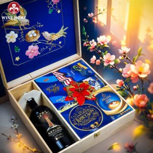 Hộp Quà Tết Xuân Như Ý Hộp Gỗ Xanh 15