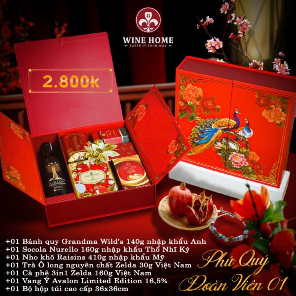 Hộp quà tết Phú Quý Đoàn Viên PQDV01