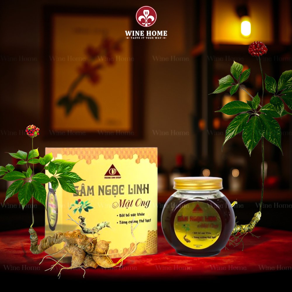 Sâm Ngọc Linh Mật Ong Trường Sinh 380ml – Bồi Bổ Cơ Thể, Tăng Cường Thể Lực Hiệu Quả