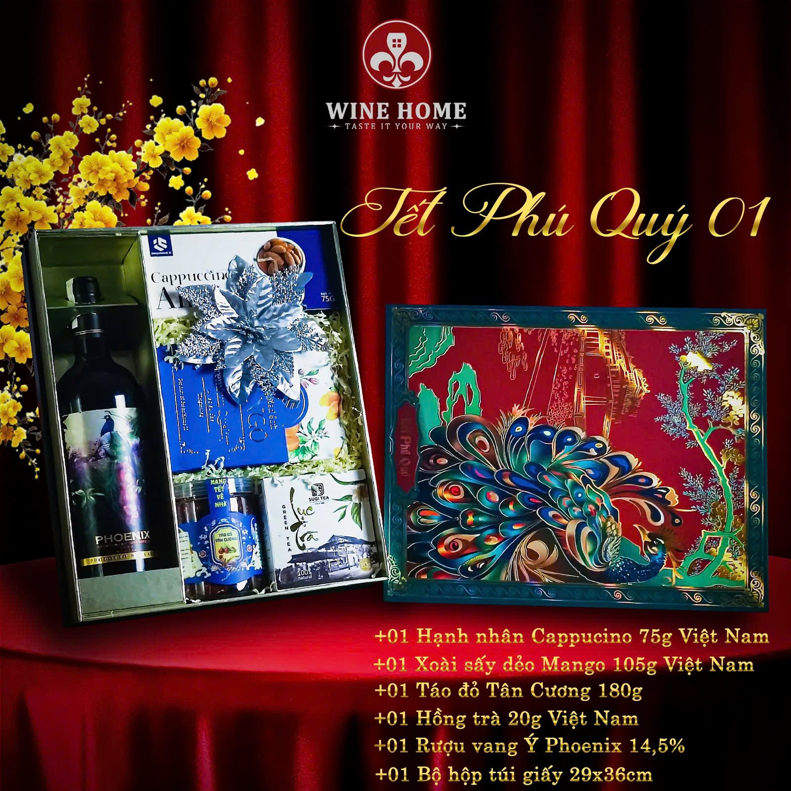 Hộp quà tết Tết Phú Quý TPQ01